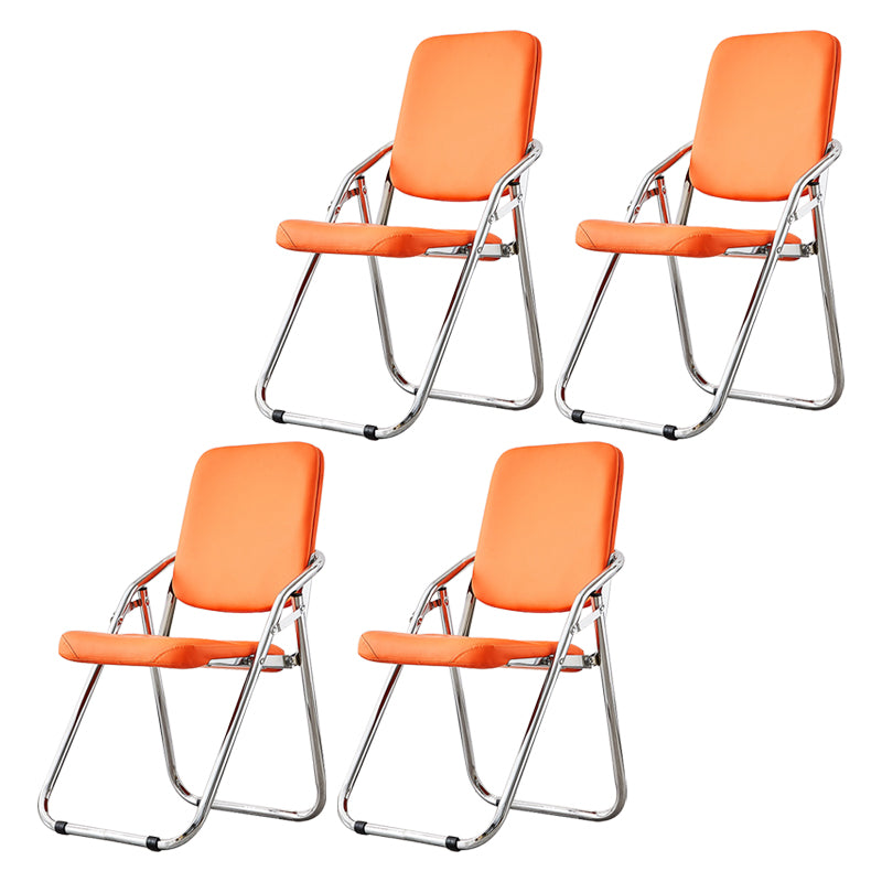 Chaise d'intérieur et d'extérieur moderne, chaise d'appoint pliante en métal, sans accoudoirs, à dossier ouvert