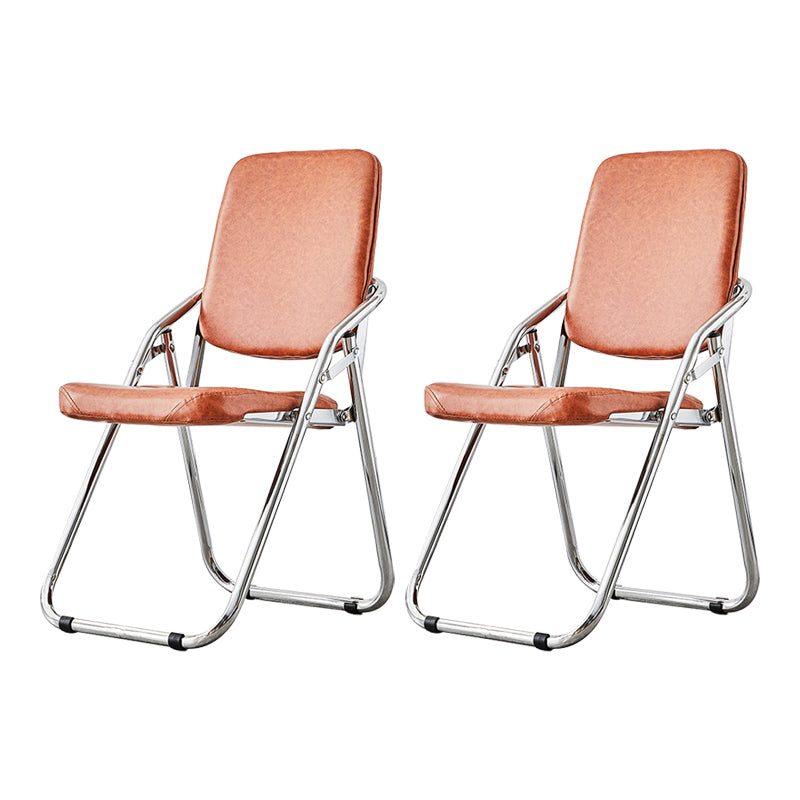 Chaise d'intérieur et d'extérieur moderne, chaise d'appoint pliante en métal, sans accoudoirs, à dossier ouvert