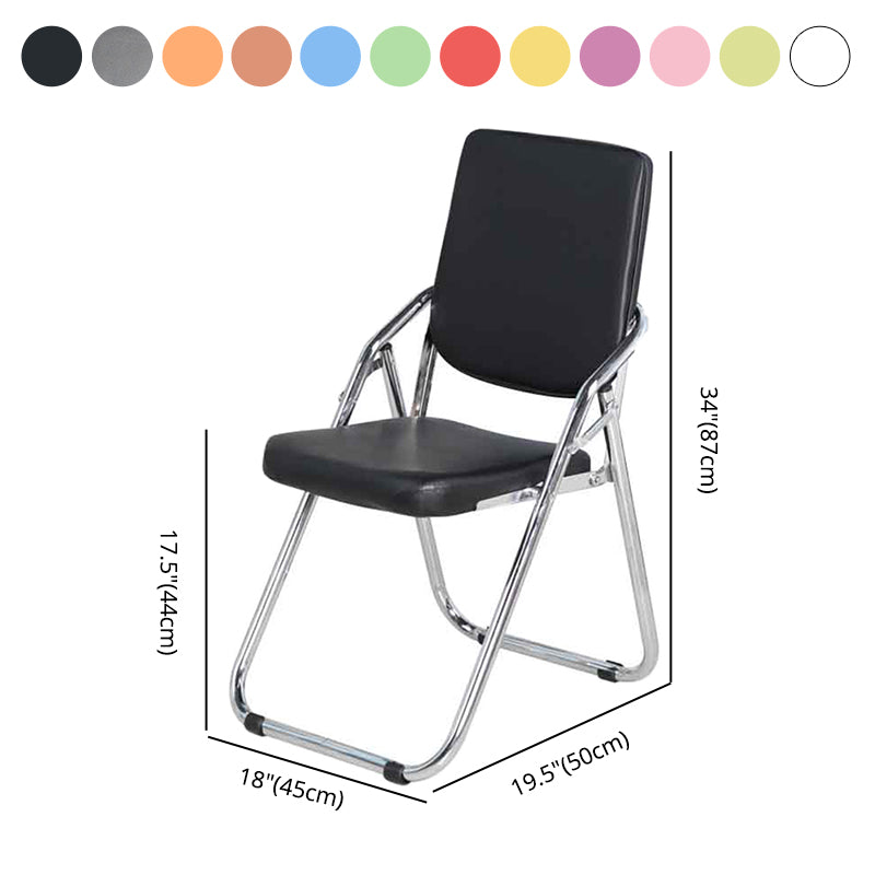 Chaise d'intérieur et d'extérieur moderne, chaise d'appoint pliante en métal, sans accoudoirs, à dossier ouvert