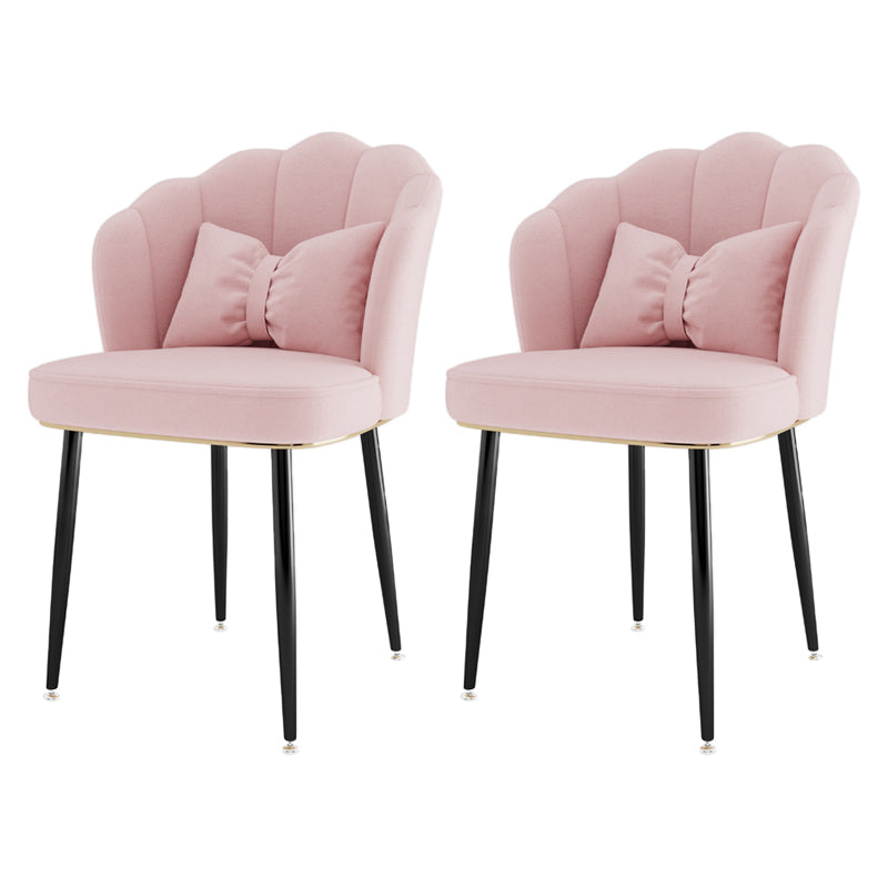 Fauteuil rembourré pour chambre à coucher scandinave, finition mate, chaise de salle à manger à dossier solide
