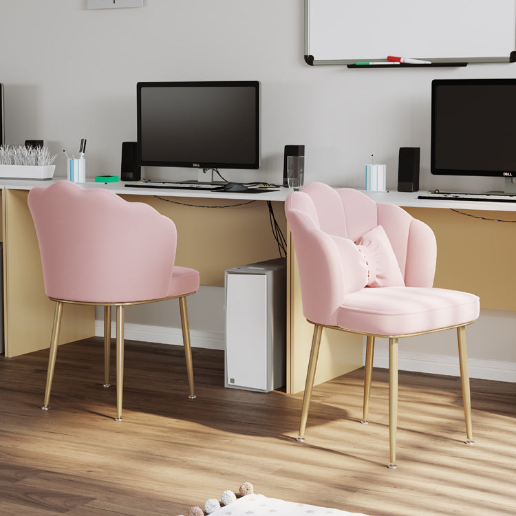 Fauteuil rembourré pour chambre à coucher scandinave, finition mate, chaise de salle à manger à dossier solide