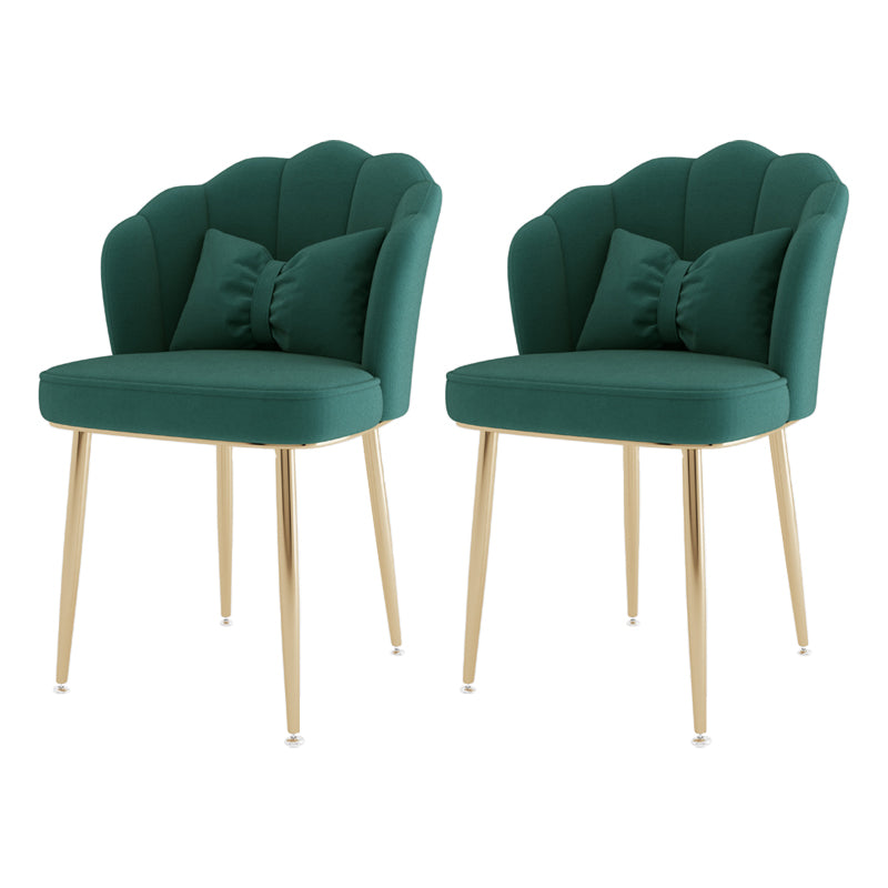 Fauteuil rembourré pour chambre à coucher scandinave, finition mate, chaise de salle à manger à dossier solide