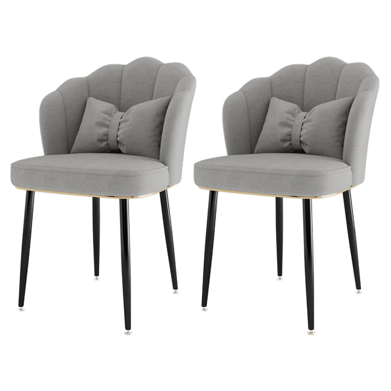 Fauteuil rembourré pour chambre à coucher scandinave, finition mate, chaise de salle à manger à dossier solide