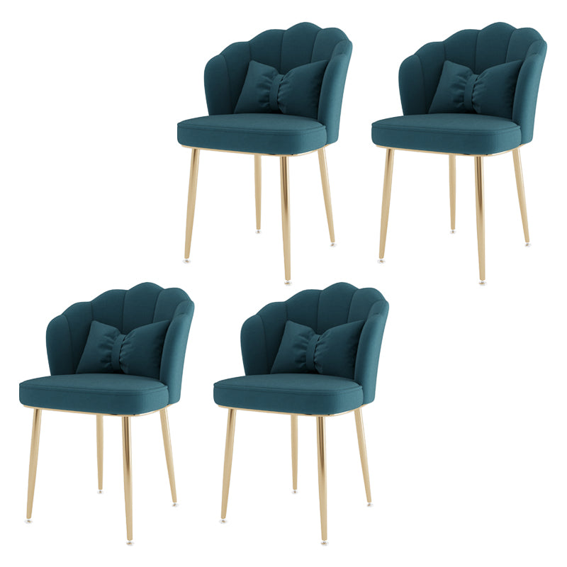 Fauteuil rembourré pour chambre à coucher scandinave, finition mate, chaise de salle à manger à dossier solide