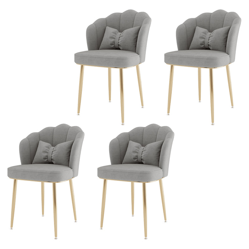 Fauteuil rembourré pour chambre à coucher scandinave, finition mate, chaise de salle à manger à dossier solide