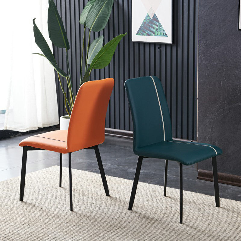 Parsons contemporáneos del final mate de la silla lateral del cuero de la PU del hotel que cenan sillas