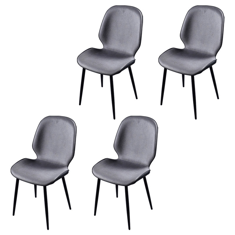 Chaise d'appoint scandinave pour salle de conférence, finition rembourrée mate, chaises de salle à manger Parsons