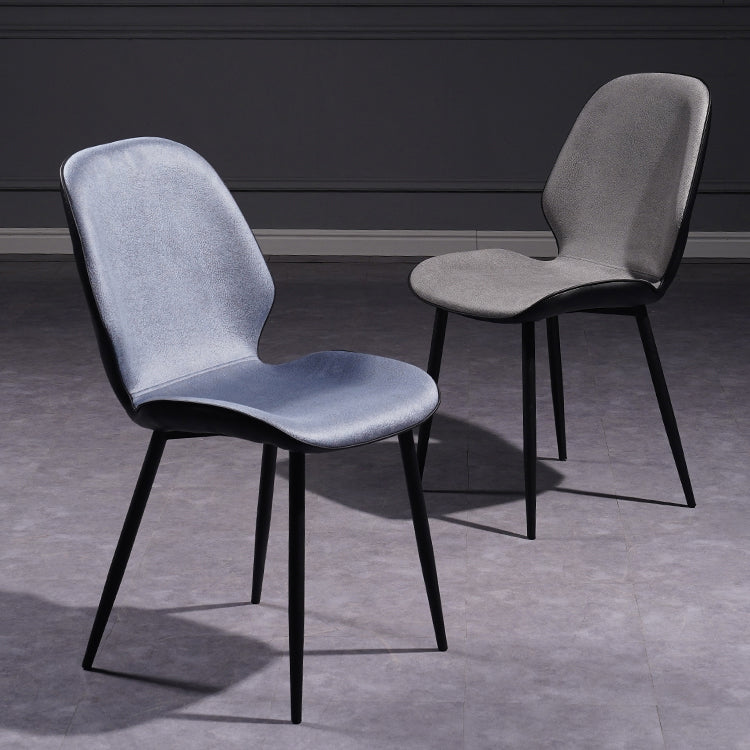 Chaise d'appoint scandinave pour salle de conférence, finition rembourrée mate, chaises de salle à manger Parsons