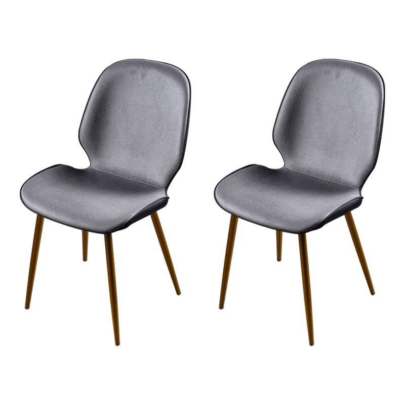 Chaise d'appoint scandinave pour salle de conférence, finition rembourrée mate, chaises de salle à manger Parsons