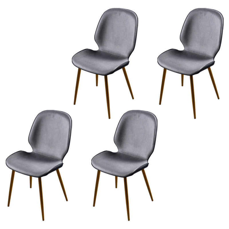 Chaise d'appoint scandinave pour salle de conférence, finition rembourrée mate, chaises de salle à manger Parsons