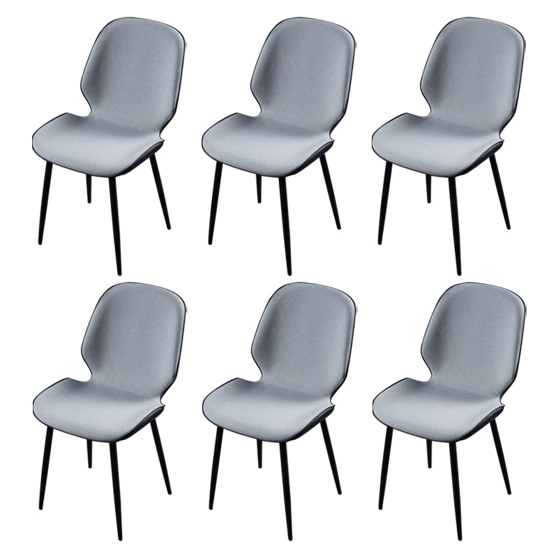 Chaise d'appoint scandinave pour salle de conférence, finition rembourrée mate, chaises de salle à manger Parsons