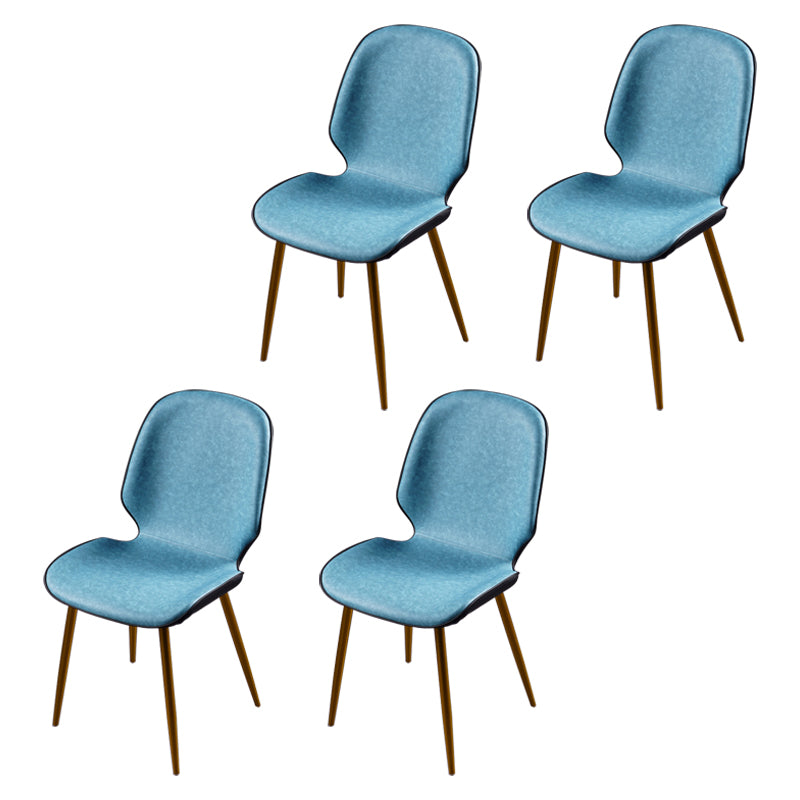 Chaise d'appoint scandinave pour salle de conférence, finition rembourrée mate, chaises de salle à manger Parsons