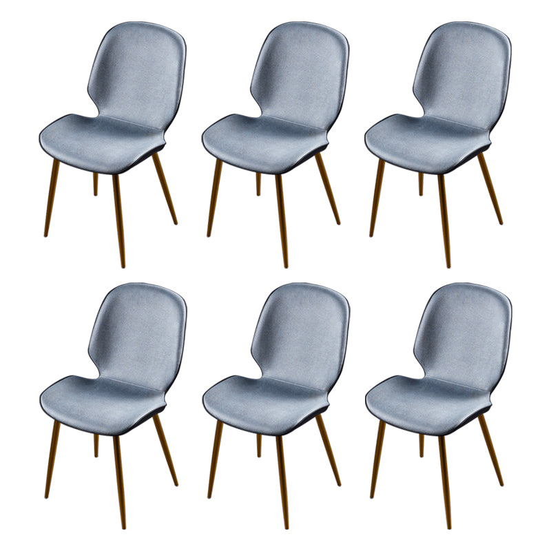 Chaise d'appoint scandinave pour salle de conférence, finition rembourrée mate, chaises de salle à manger Parsons