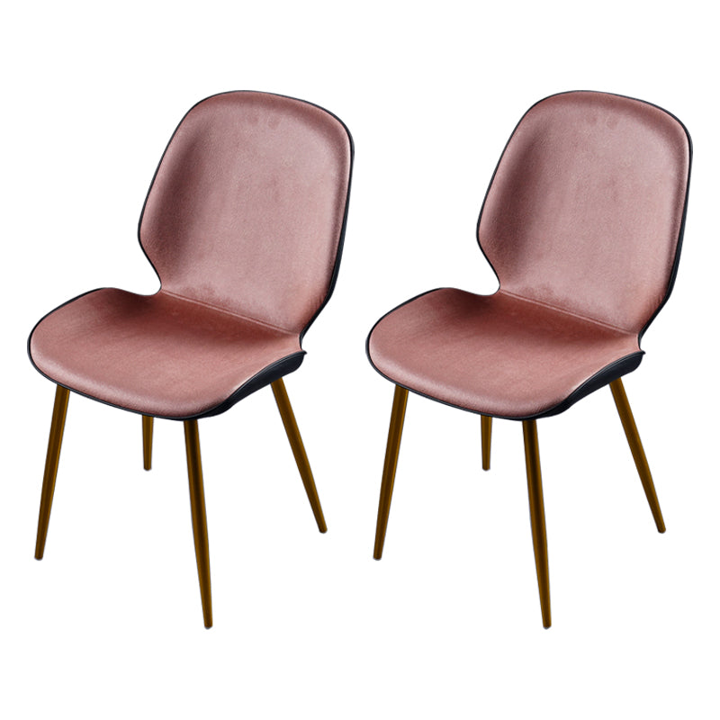 Chaise d'appoint scandinave pour salle de conférence, finition rembourrée mate, chaises de salle à manger Parsons
