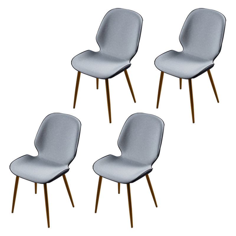 Chaise d'appoint scandinave pour salle de conférence, finition rembourrée mate, chaises de salle à manger Parsons