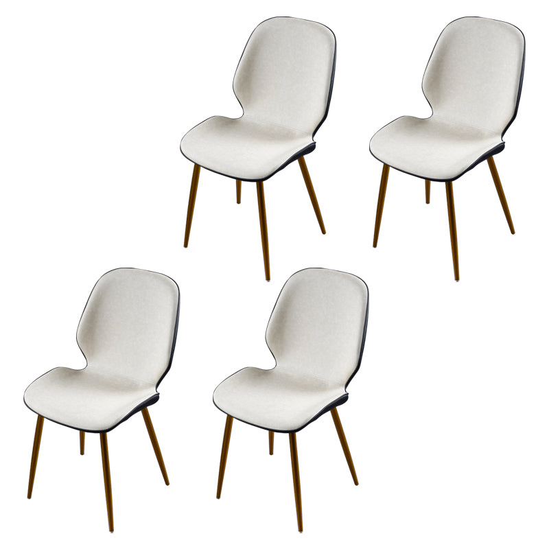 Chaise d'appoint scandinave pour salle de conférence, finition rembourrée mate, chaises de salle à manger Parsons