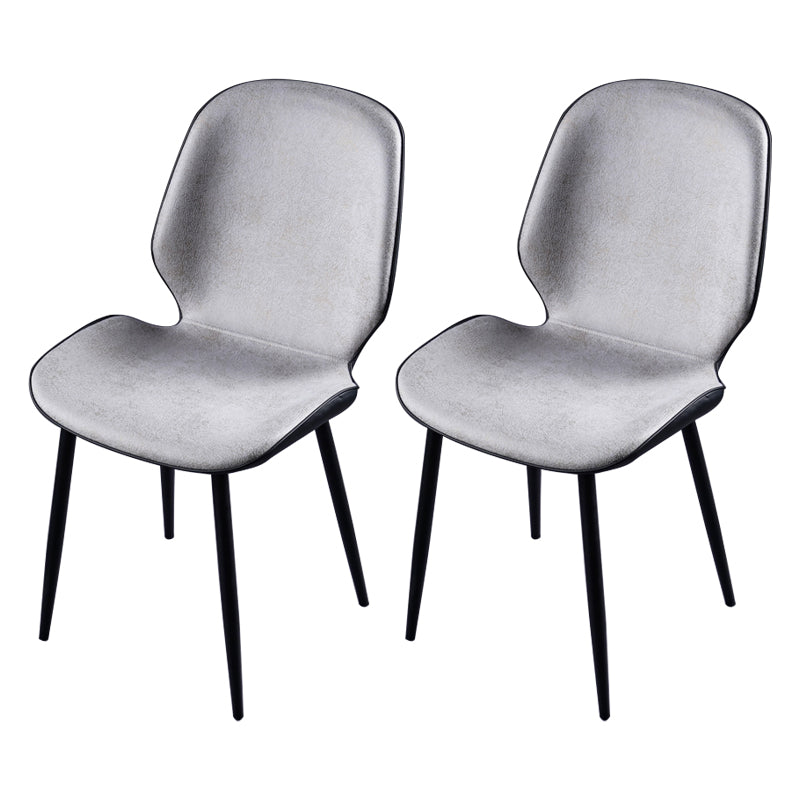 Chaise d'appoint scandinave pour salle de conférence, finition rembourrée mate, chaises de salle à manger Parsons