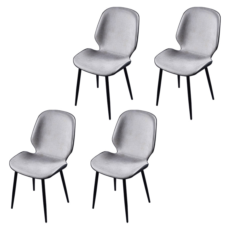 Chaise d'appoint scandinave pour salle de conférence, finition rembourrée mate, chaises de salle à manger Parsons