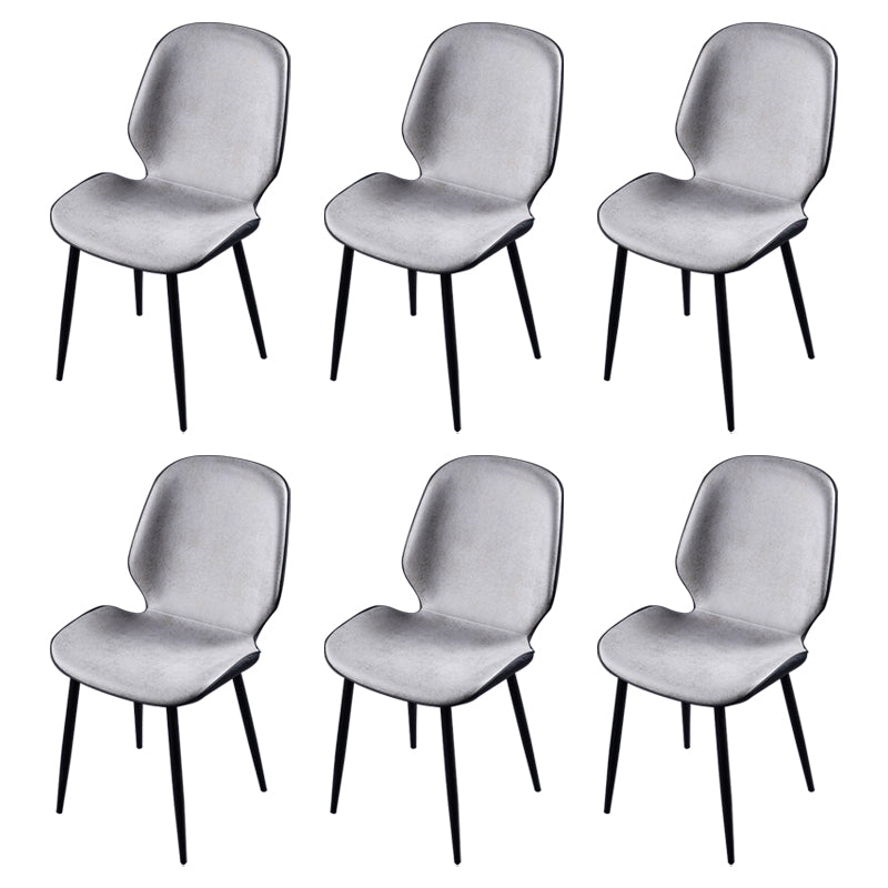 Chaise d'appoint scandinave pour salle de conférence, finition rembourrée mate, chaises de salle à manger Parsons