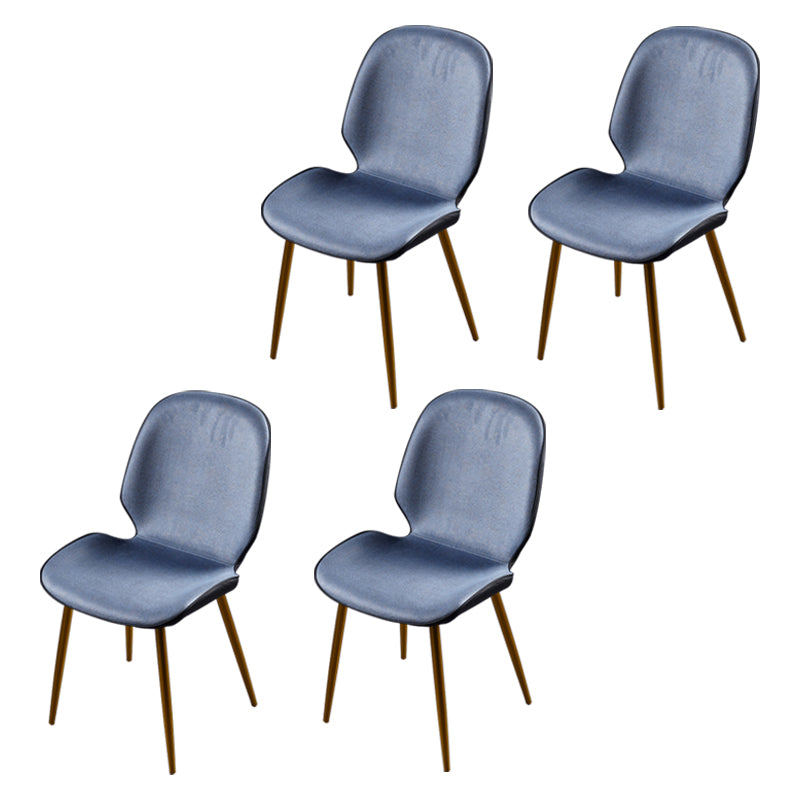 Chaise d'appoint scandinave pour salle de conférence, finition rembourrée mate, chaises de salle à manger Parsons