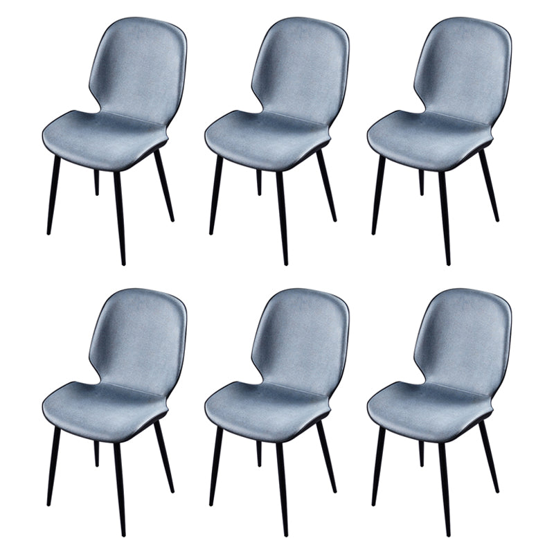Chaise d'appoint scandinave pour salle de conférence, finition rembourrée mate, chaises de salle à manger Parsons