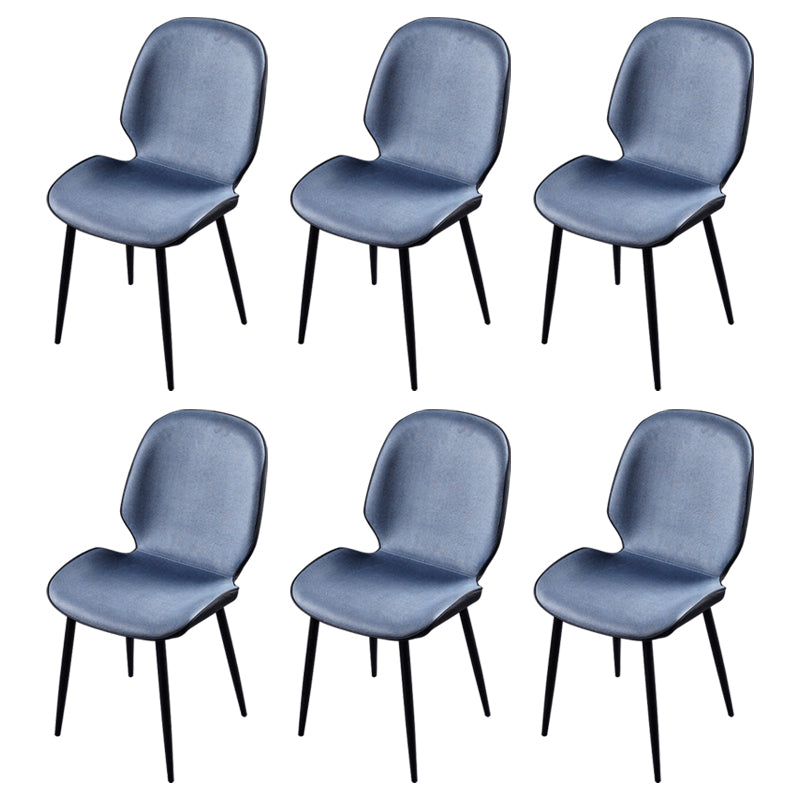 Chaise d'appoint scandinave pour salle de conférence, finition rembourrée mate, chaises de salle à manger Parsons
