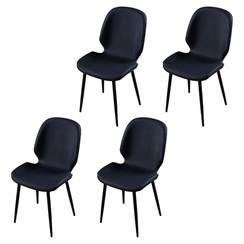 Chaise d'appoint scandinave pour salle de conférence, finition rembourrée mate, chaises de salle à manger Parsons