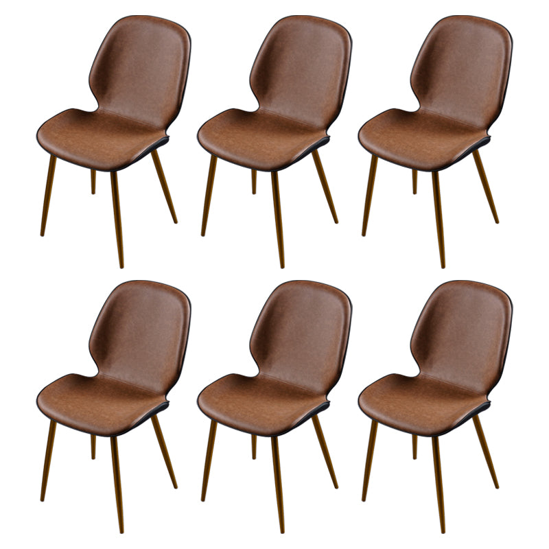 Chaise d'appoint scandinave pour salle de conférence, finition rembourrée mate, chaises de salle à manger Parsons