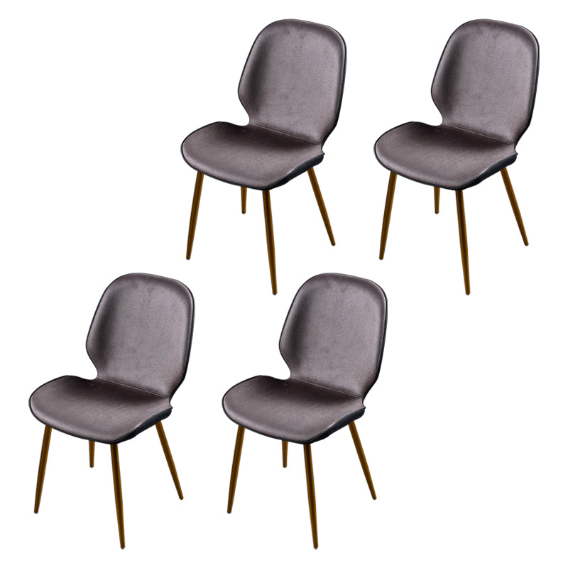 Chaise d'appoint scandinave pour salle de conférence, finition rembourrée mate, chaises de salle à manger Parsons