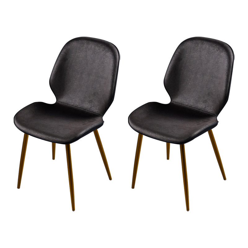 Chaise d'appoint scandinave pour salle de conférence, finition rembourrée mate, chaises de salle à manger Parsons