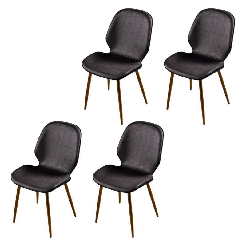 Chaise d'appoint scandinave pour salle de conférence, finition rembourrée mate, chaises de salle à manger Parsons