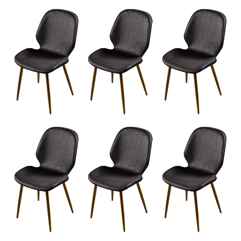 Chaise d'appoint scandinave pour salle de conférence, finition rembourrée mate, chaises de salle à manger Parsons