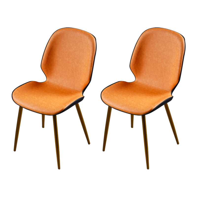 Chaise d'appoint scandinave pour salle de conférence, finition rembourrée mate, chaises de salle à manger Parsons