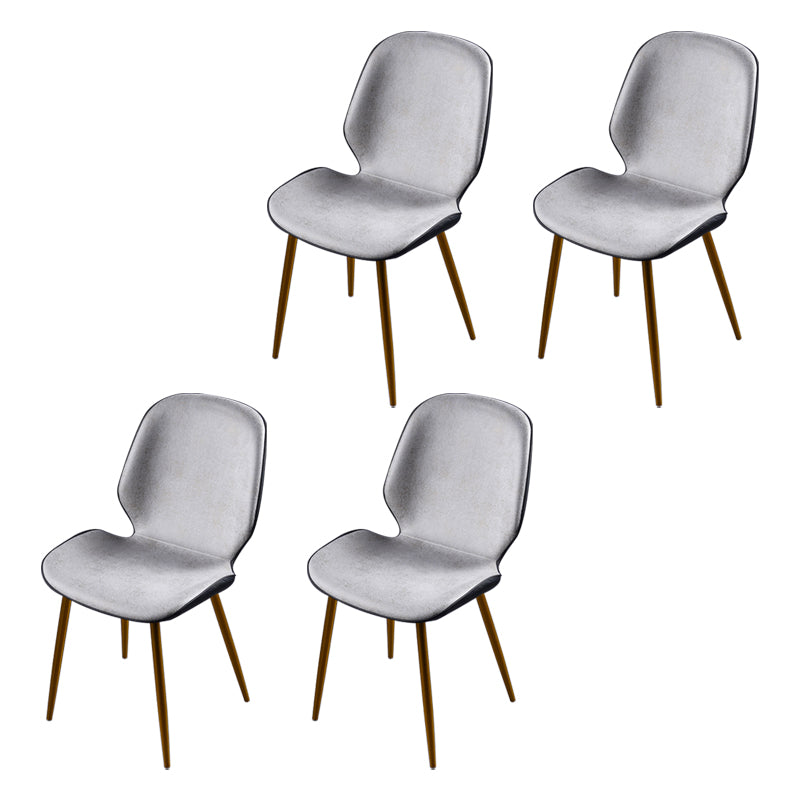 Chaise d'appoint scandinave pour salle de conférence, finition rembourrée mate, chaises de salle à manger Parsons