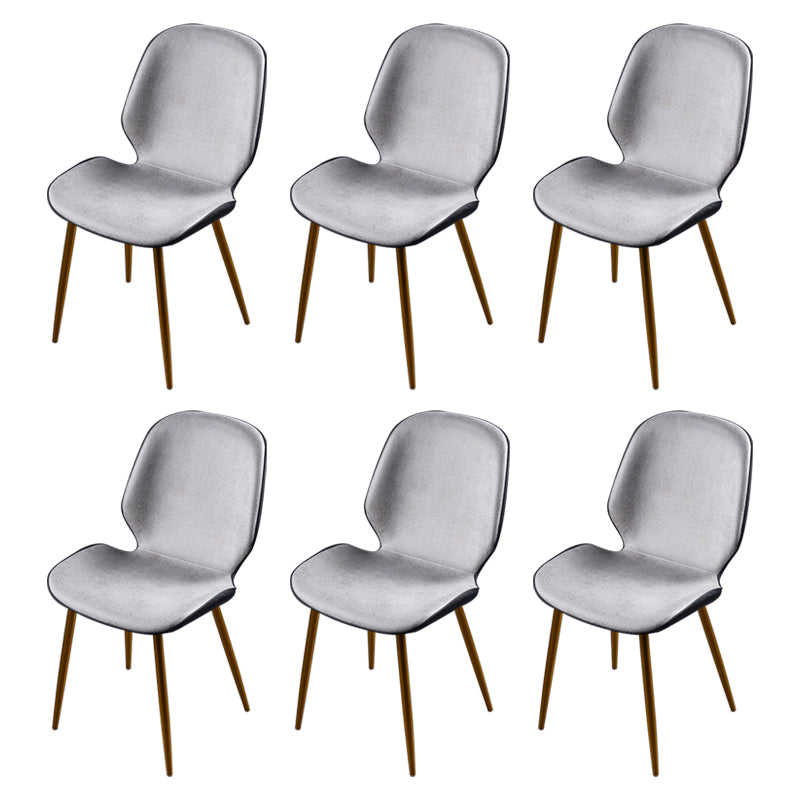 Chaise d'appoint scandinave pour salle de conférence, finition rembourrée mate, chaises de salle à manger Parsons