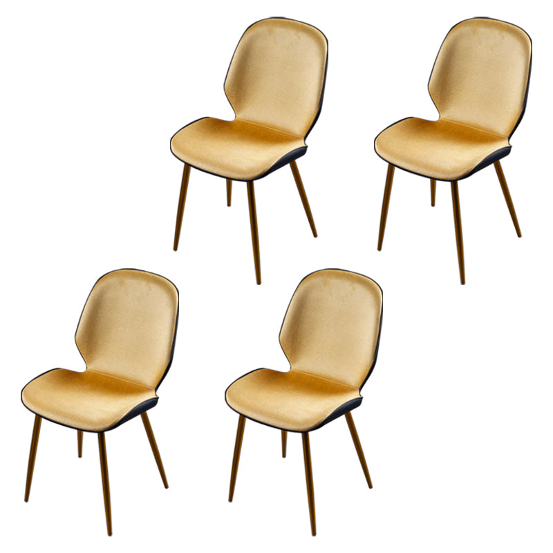 Chaise d'appoint scandinave pour salle de conférence, finition rembourrée mate, chaises de salle à manger Parsons