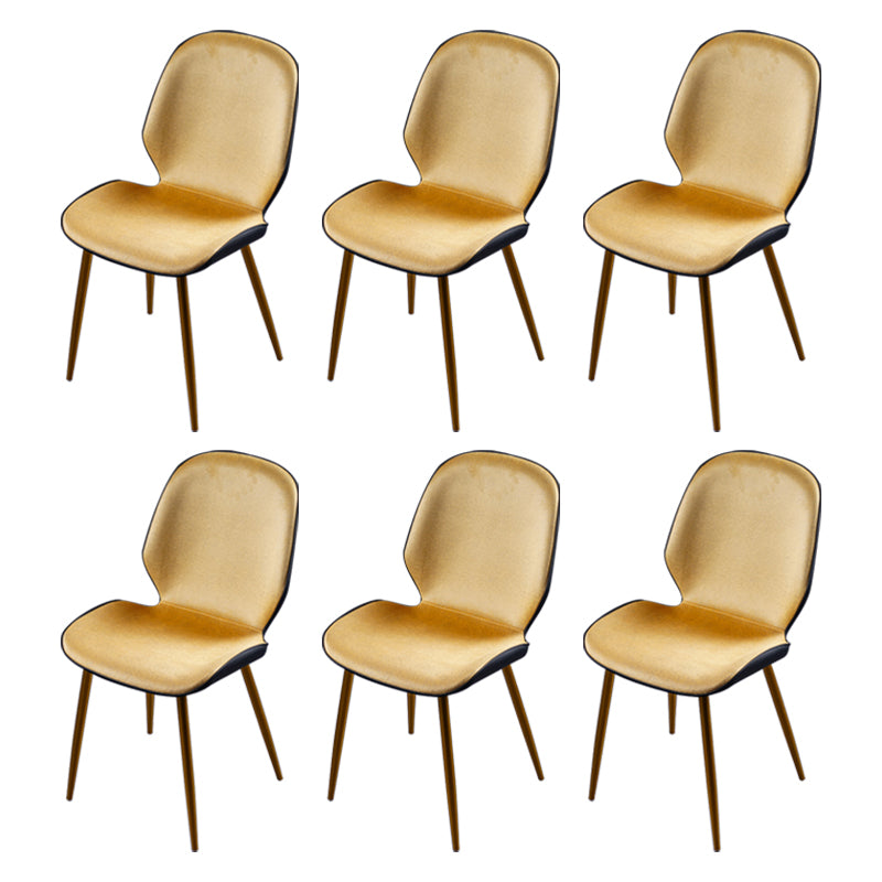 Chaise d'appoint scandinave pour salle de conférence, finition rembourrée mate, chaises de salle à manger Parsons