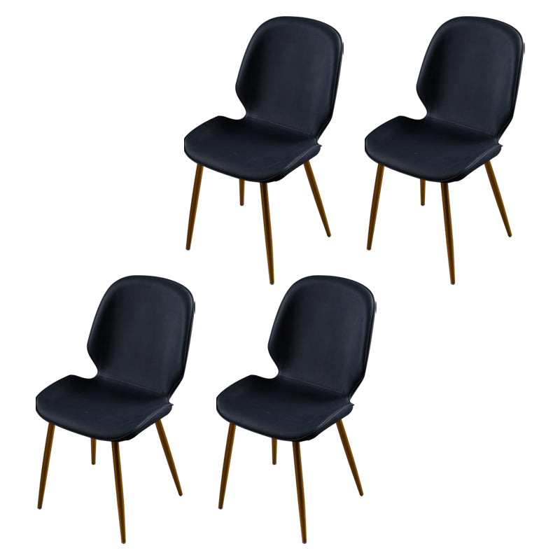 Chaise d'appoint scandinave pour salle de conférence, finition rembourrée mate, chaises de salle à manger Parsons