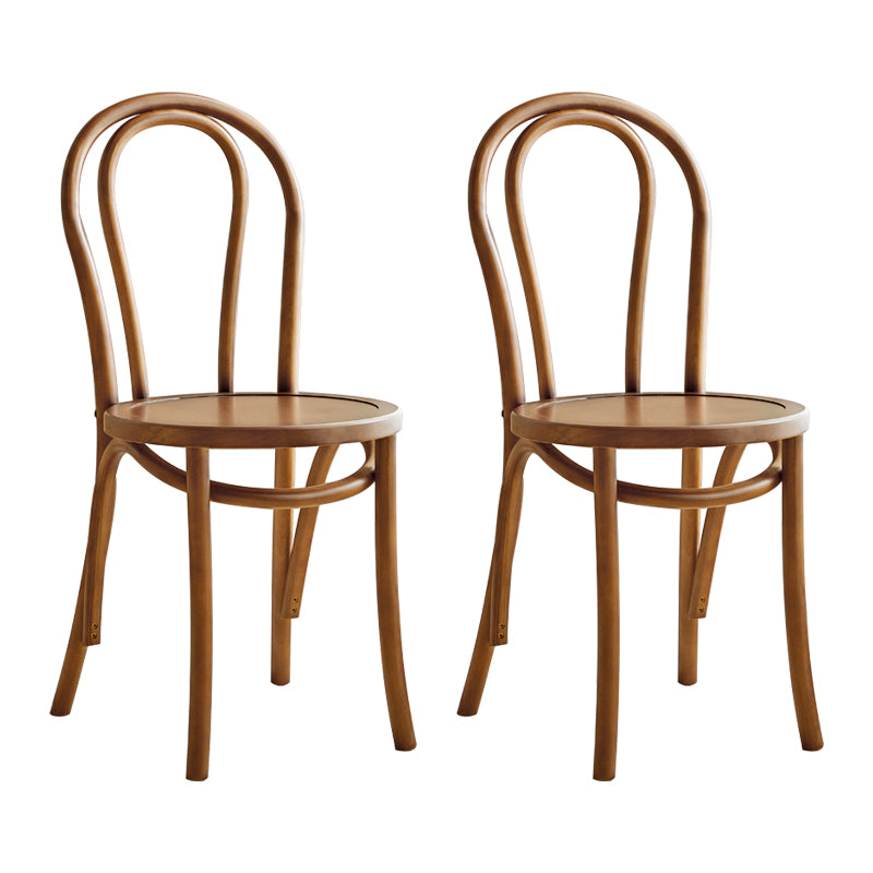 Les chaises contemporaines en hêtre massif ont placé les chaises de salle à manger de cuisine arrière de Windsor