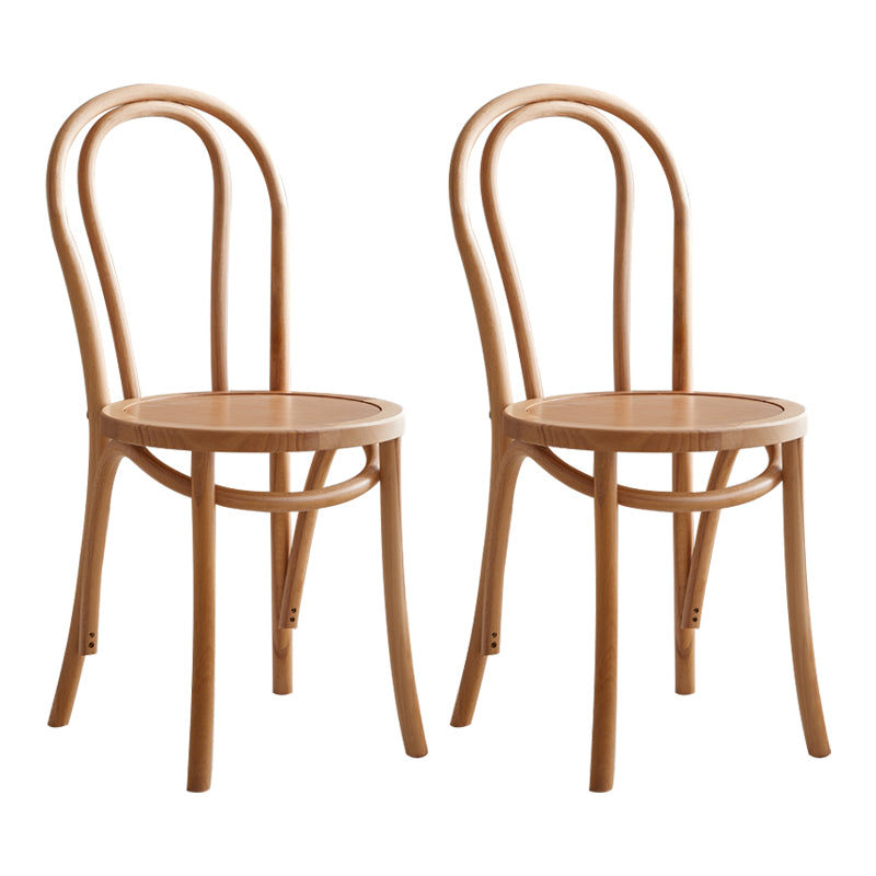 Les chaises contemporaines en hêtre massif ont placé les chaises de salle à manger de cuisine arrière de Windsor