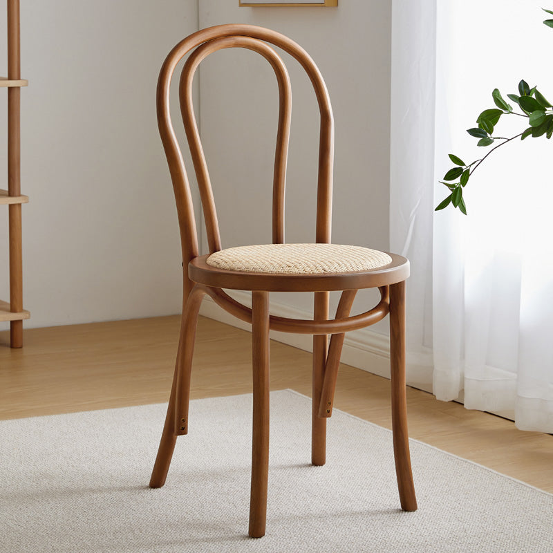 Les chaises contemporaines en hêtre massif ont placé les chaises de salle à manger de cuisine arrière de Windsor