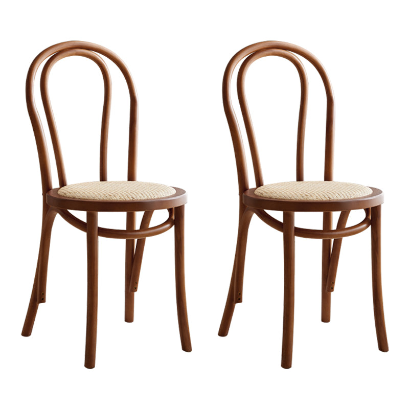 Les chaises contemporaines en hêtre massif ont placé les chaises de salle à manger de cuisine arrière de Windsor