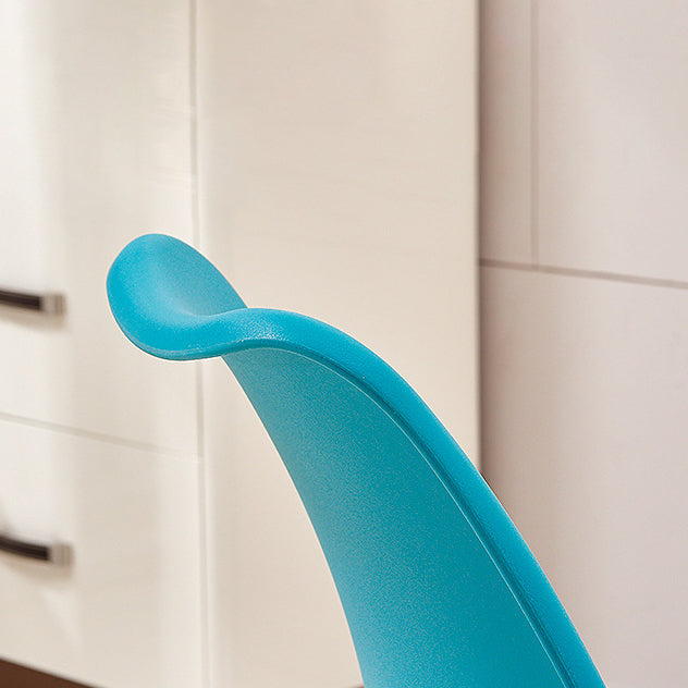 Hedendaagse Beech -houten stoelen Solid Back Side Kitchen Chair (set van 4)