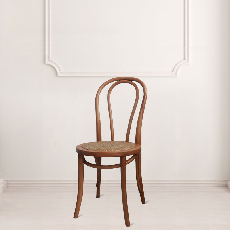 Zeitgenössische massive Buche Holzstühle Windsor Back Side Essstuhl Set Set