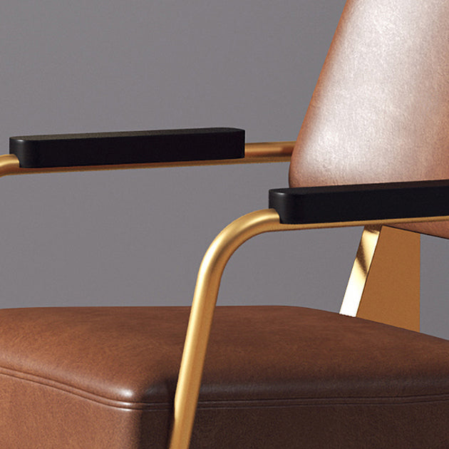 El metal contemporáneo que cena las sillas abre el brazo trasero que cena la silla lateral para la cocina