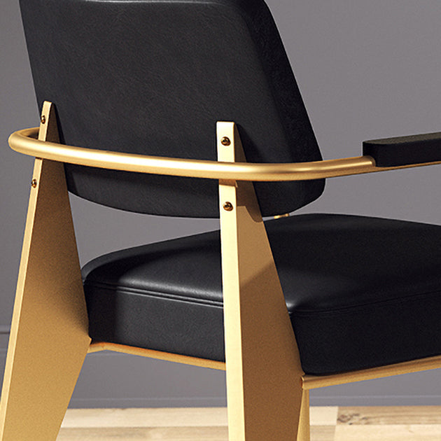 El metal contemporáneo que cena las sillas abre el brazo trasero que cena la silla lateral para la cocina
