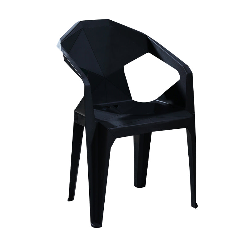 Chaises de restauration en plastique de style moderne chaises latérales empilables pour la cuisine