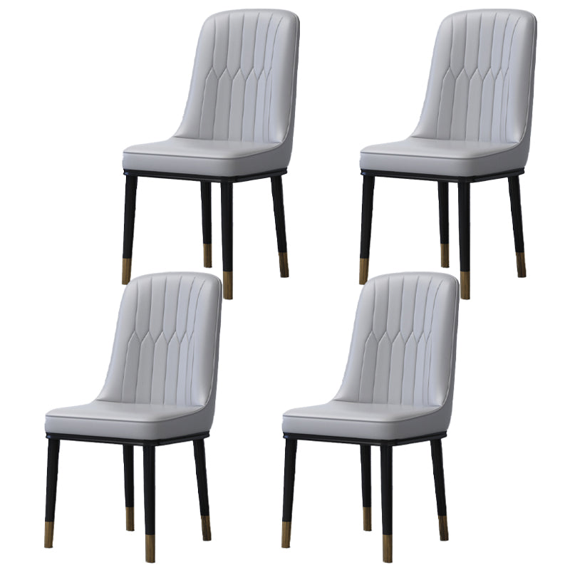 Accueil Chaise latéral scandinave Metal Solid Back Roard Roard Room