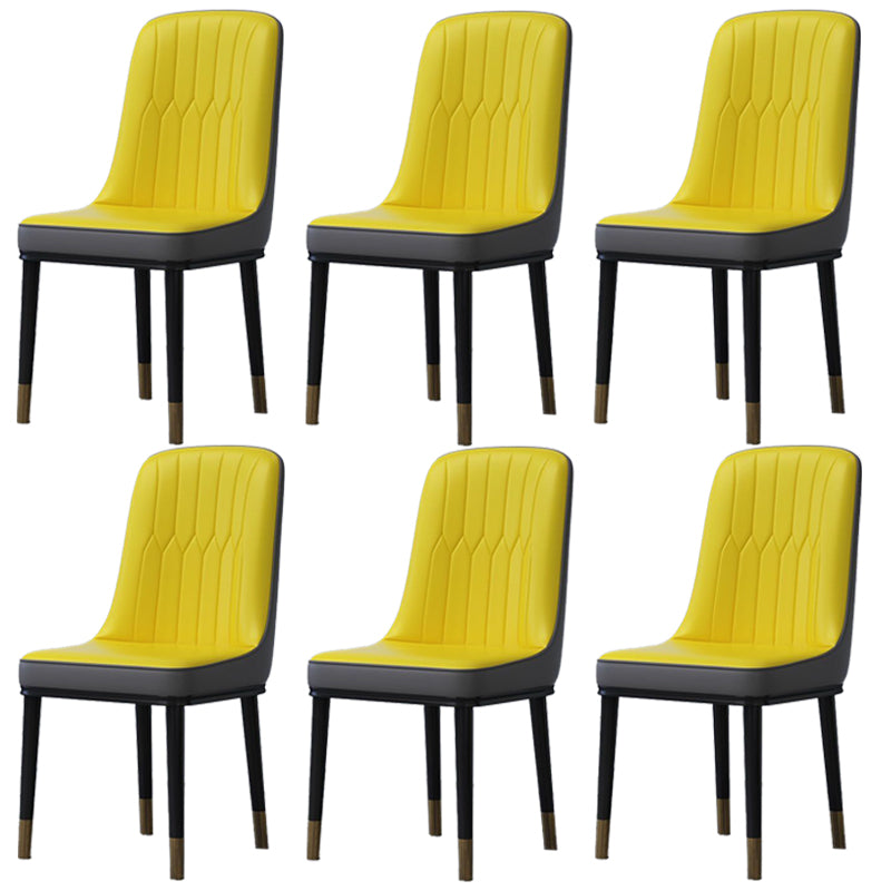 Accueil Chaise latéral scandinave Metal Solid Back Roard Roard Room