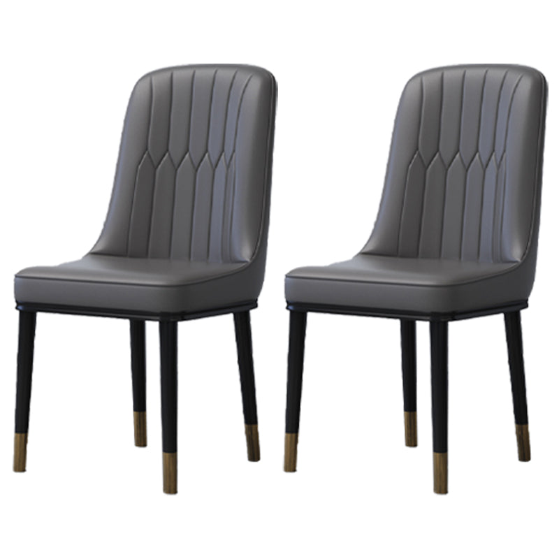 Accueil Chaise latéral scandinave Metal Solid Back Roard Roard Room